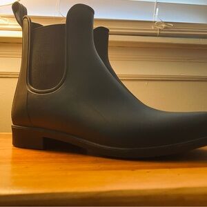 J. Crew Black Ankle Boots